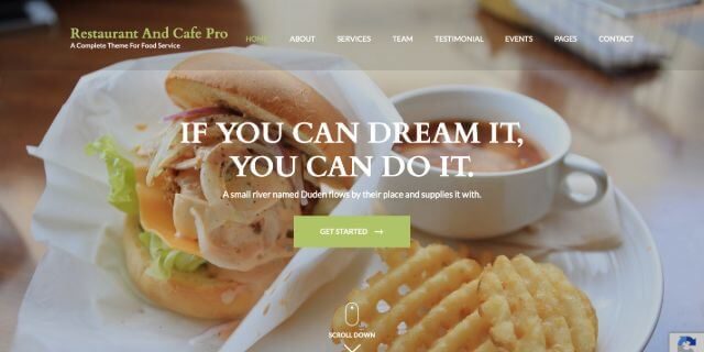 Resturant and cafe pro